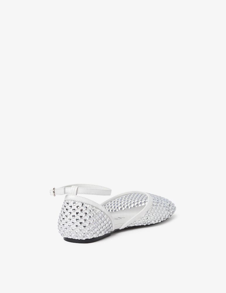 rinascente Strategia Mesh ballet flats