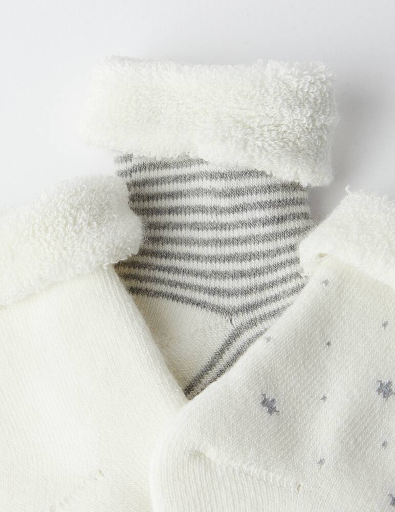 rinascente Petit Bateau 3 pairs of shoes - White