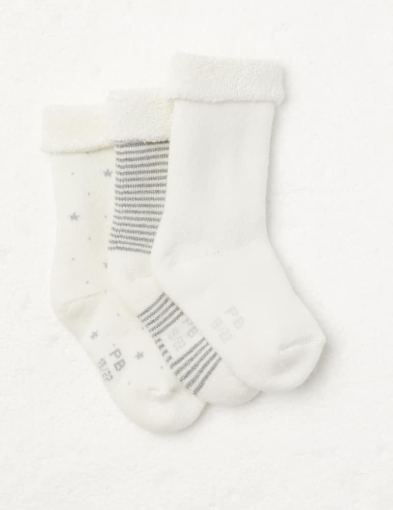 rinascente Petit Bateau 3 pairs of shoes - White