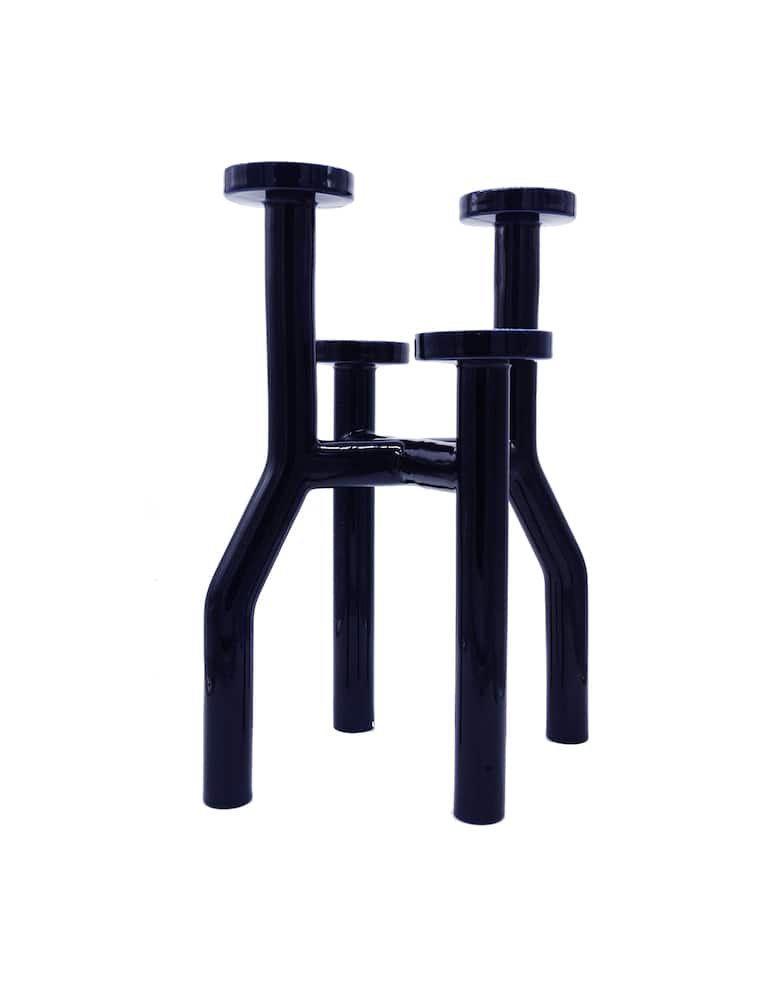 rinascente TU BI Vaso Tubolare A Quattro Gambe - Blu