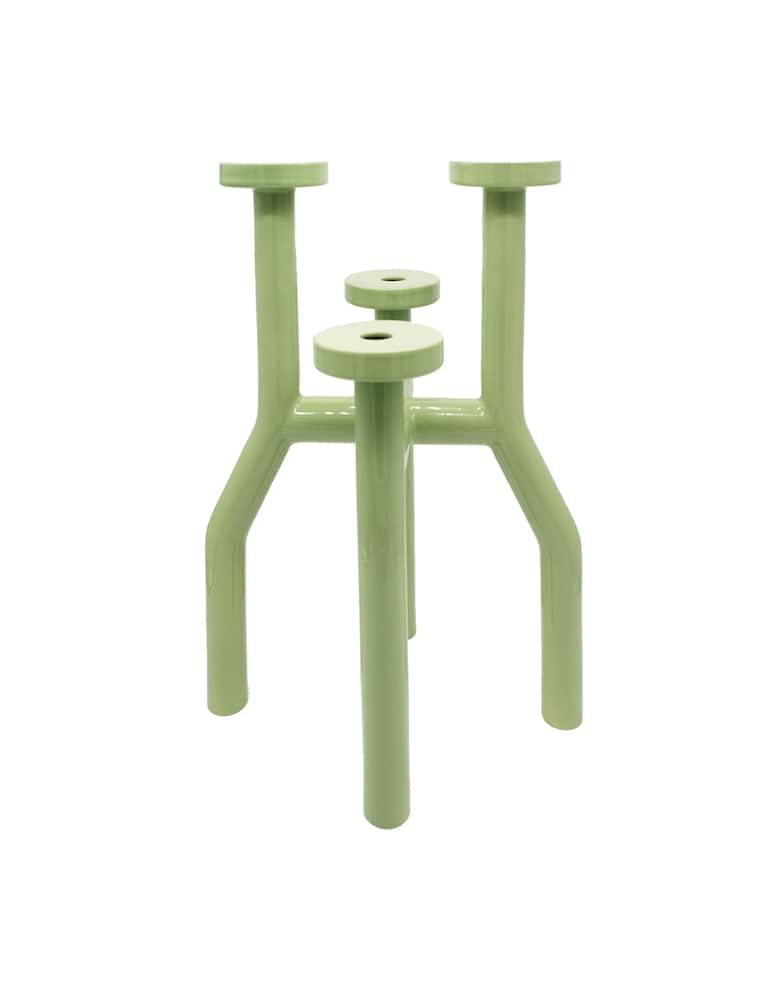 rinascente TU BI Vaso Tubolare A Quattro Gambe - Verde