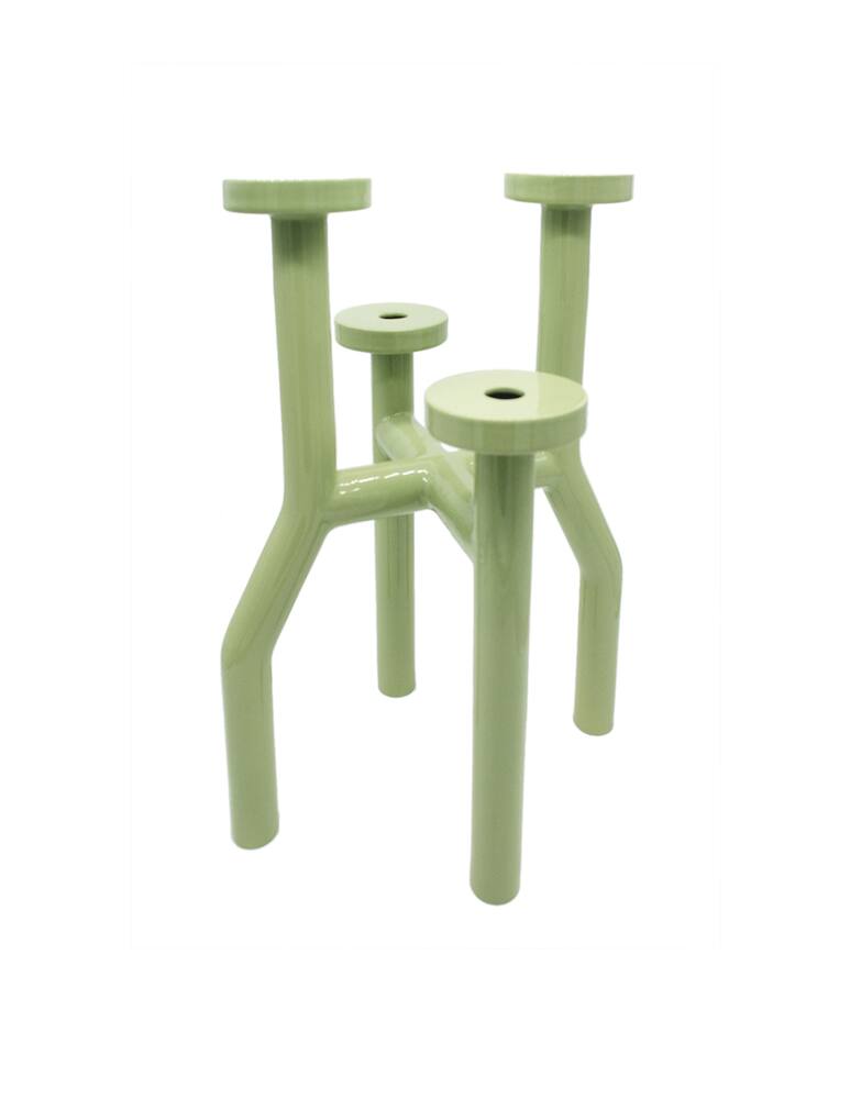 rinascente TU BI Vaso Tubolare A Quattro Gambe - Verde