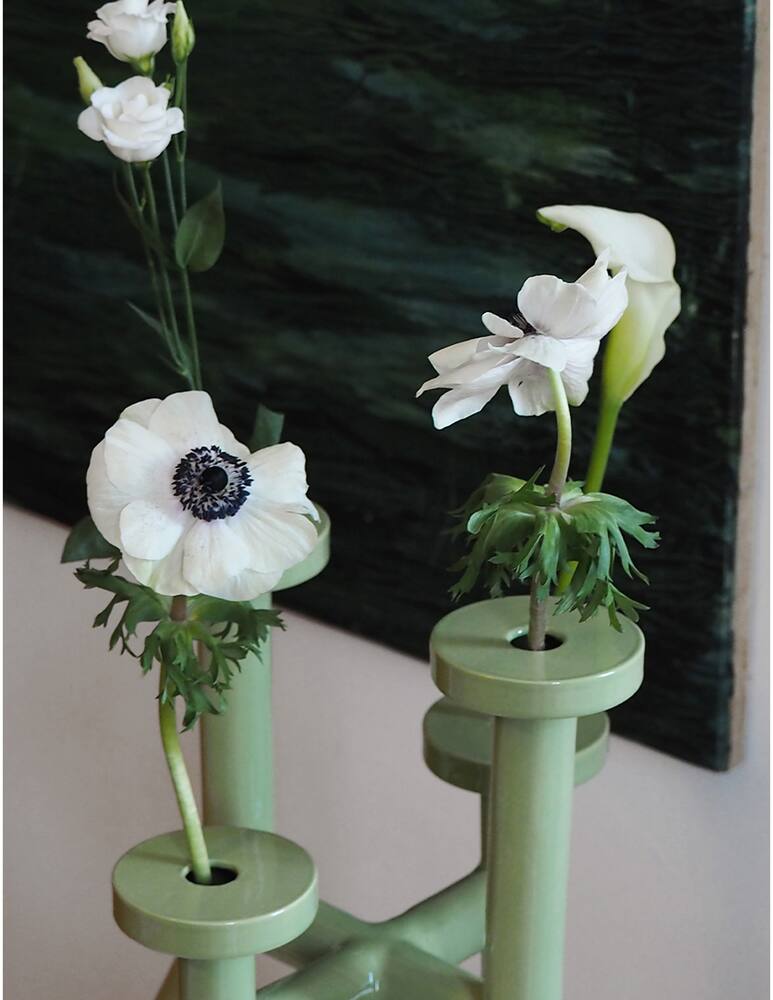 rinascente TU BI Vaso Tubolare A Quattro Gambe - Verde