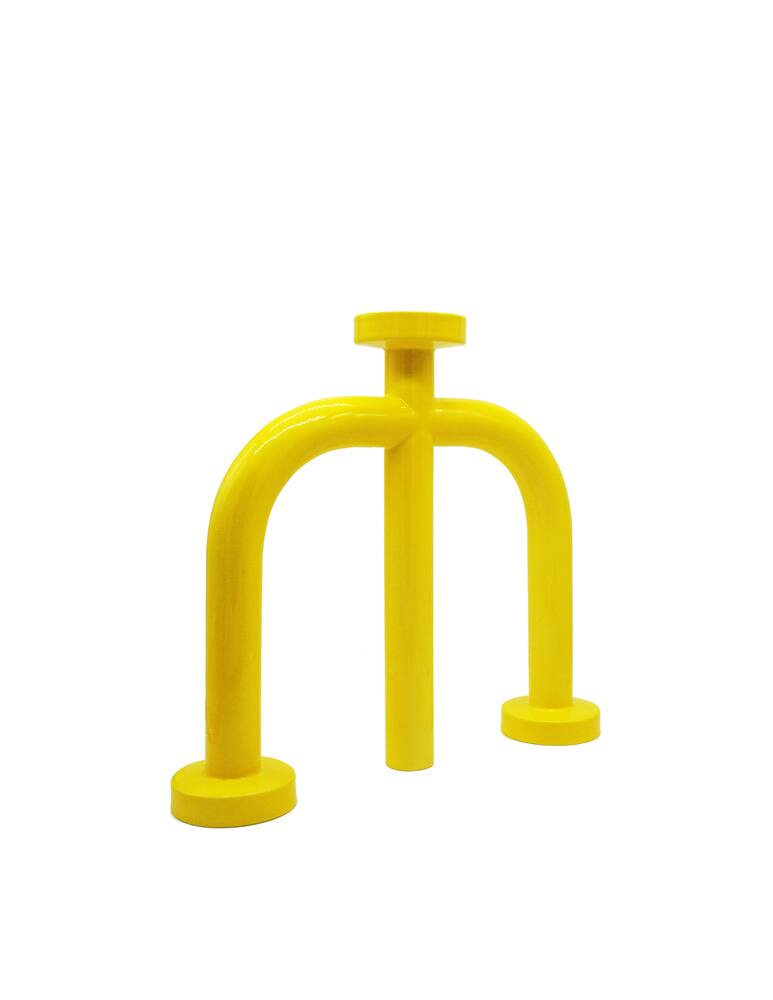 rinascente TU BI Vaso Tubolare A Due Gambe - Giallo