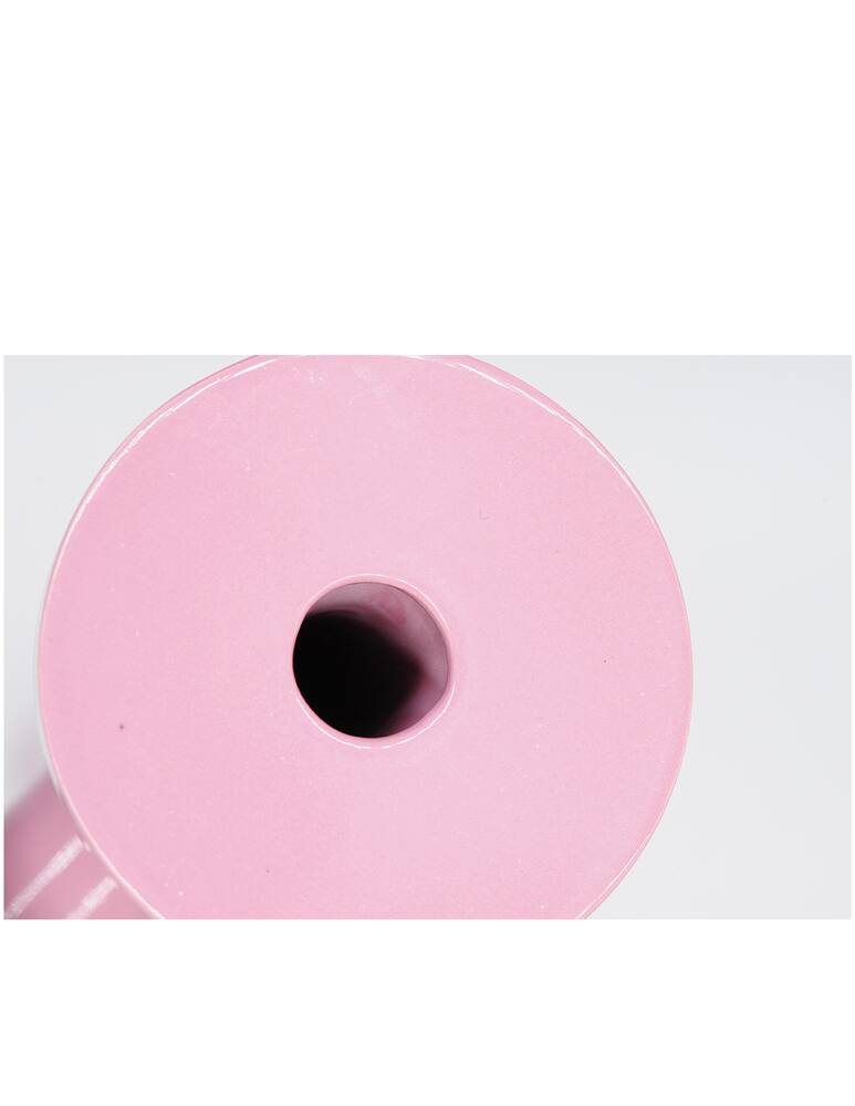 rinascente TU BI Curvy Handle Tubular Vase - Pink