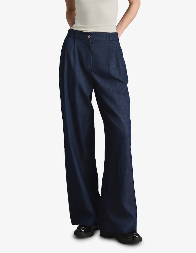 Face to Face Style Wide-leg denim trousers - picture 1 Face to Face Style Wide-leg denim trousers - picture 1
