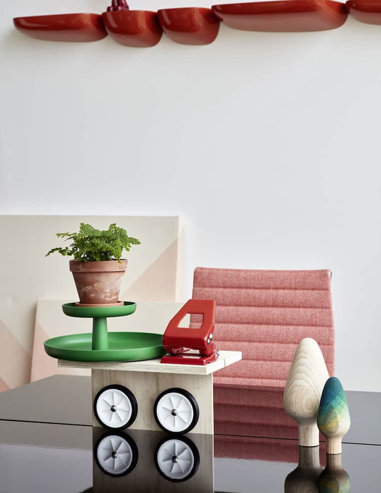 rinascente Vitra Rotary Tray verde palma - Verde