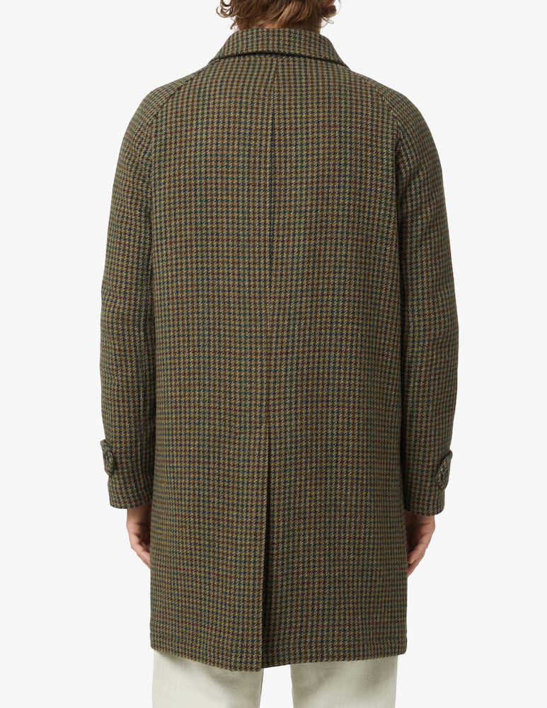 rinascente L'impermeabile Cappotto in lana pied de poule - Marrone