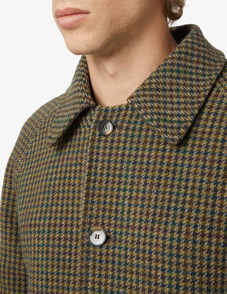 rinascente L'impermeabile Cappotto in lana pied de poule - Marrone