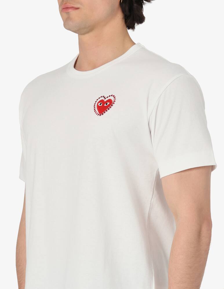 rinascente Comme des Garçons Play Heart patch t-shirt