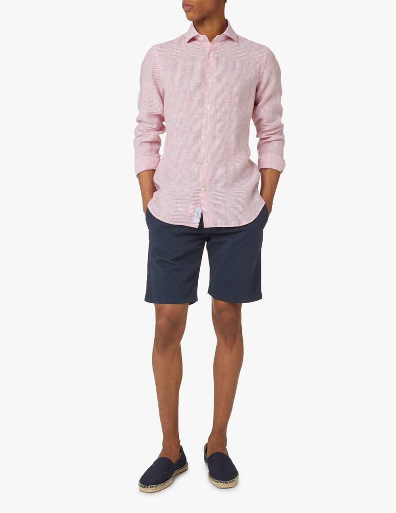 rinascente Guglielminotti Striped regular fit shirt - red