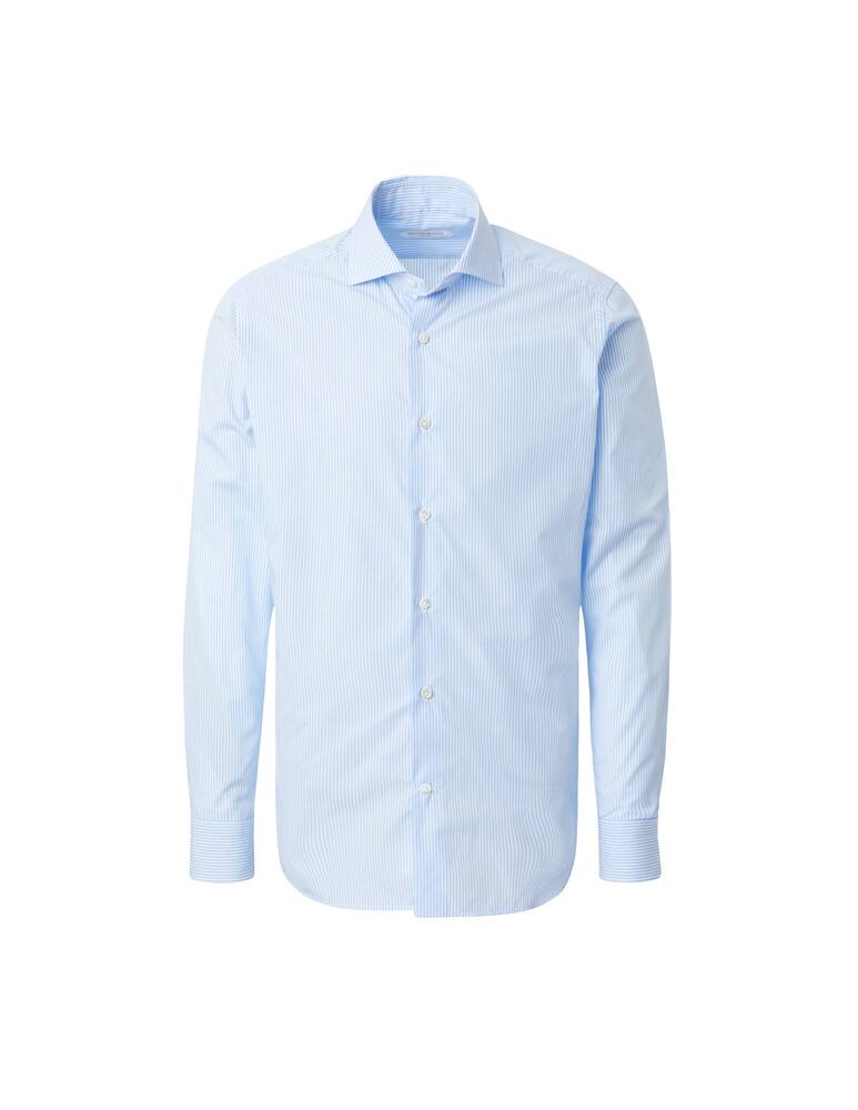 rinascente Guglielminotti Camicia manica lunga regular fit a righe - azzurro