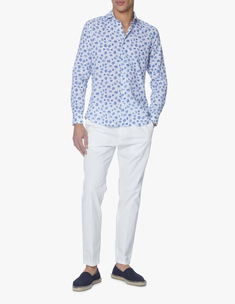 Guglielminotti Camicia manica lunga regular fiori - multicolor - immagine 2 Guglielminotti Camicia manica lunga regular fiori - multicolor - immagine 2
