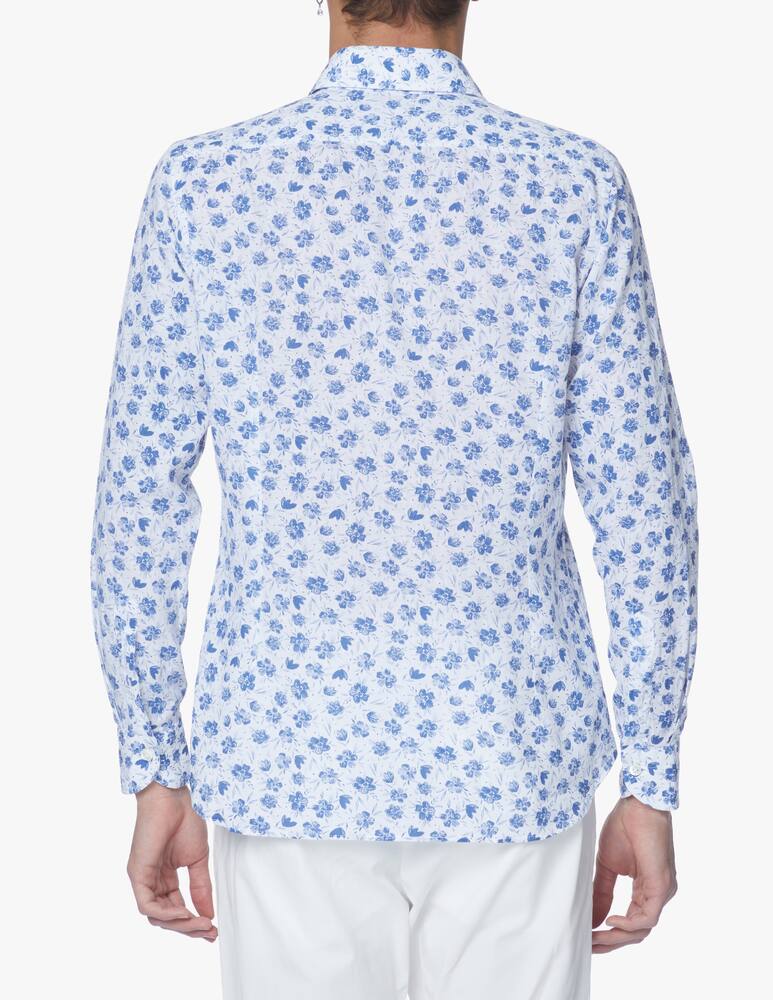 Guglielminotti Camicia manica lunga regular fiori - multicolor - immagine 3 Guglielminotti Camicia manica lunga regular fiori - multicolor - immagine 3