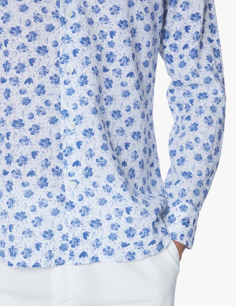 Guglielminotti Camicia manica lunga regular fiori - multicolor - immagine 4 Guglielminotti Camicia manica lunga regular fiori - multicolor - immagine 4