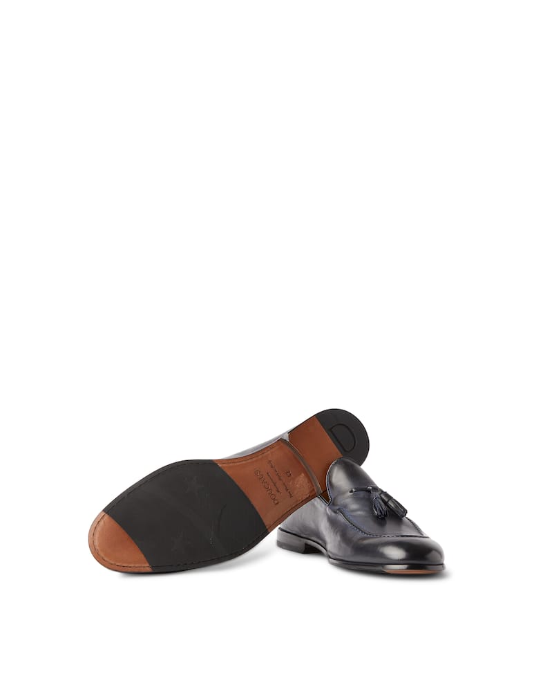 rinascente Doucal's Mocassino in pelle - blu