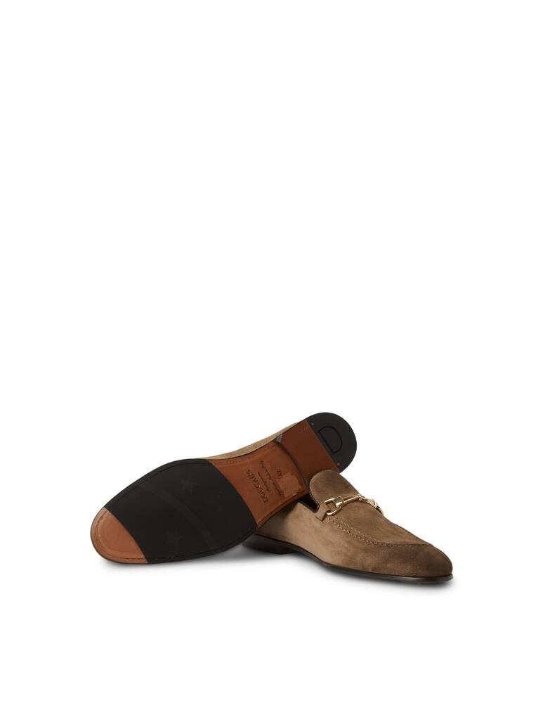 rinascente Doucal's Suede clamp loafer - grey