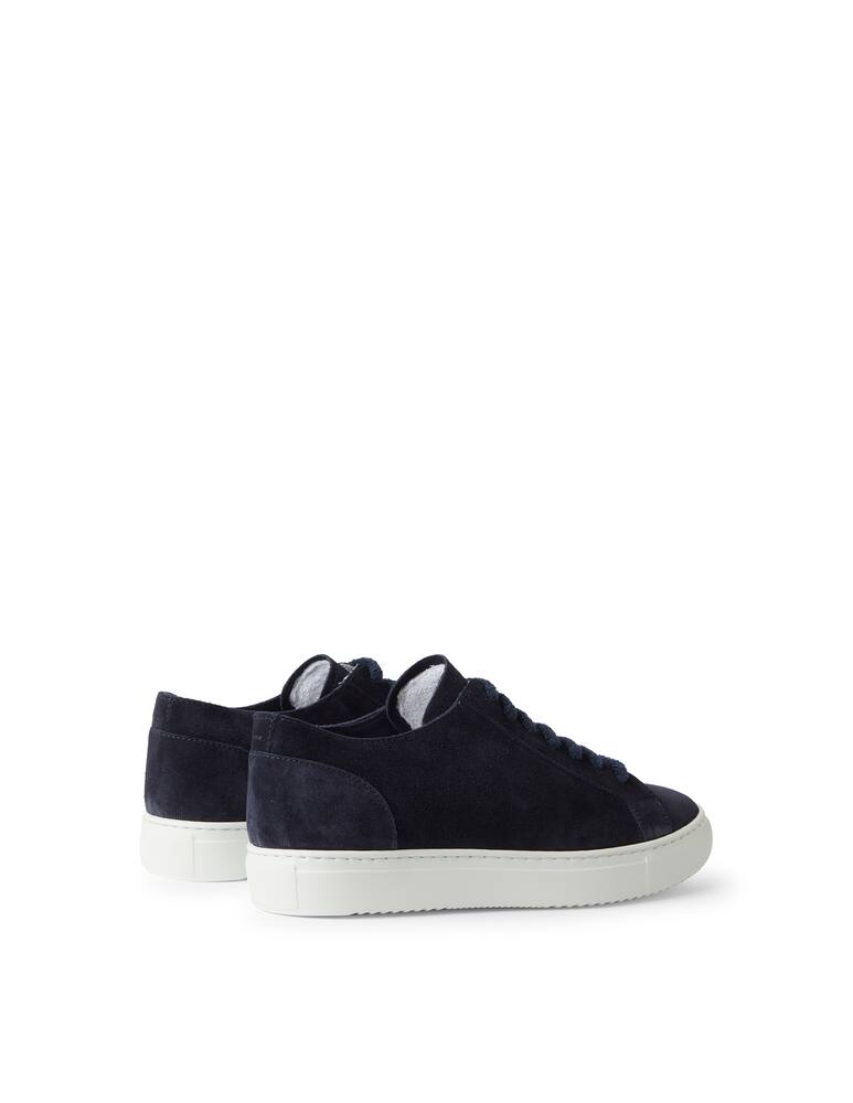 rinascente Doucal's Scarpe in suede f cass - blu