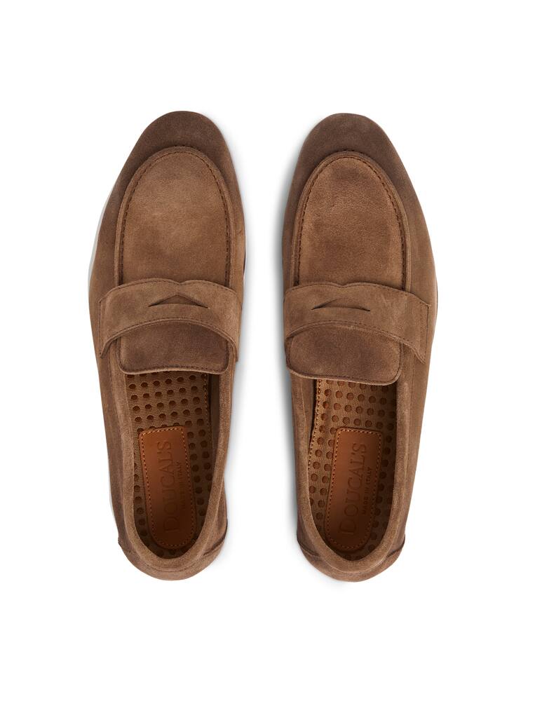 rinascente Doucal's Suede penny loafer - brown