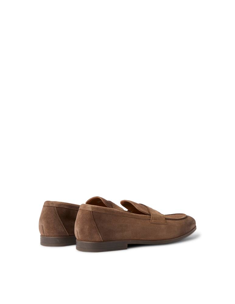 rinascente Doucal's Suede penny loafer - brown