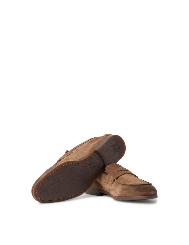 rinascente Doucal's Suede penny loafer - brown