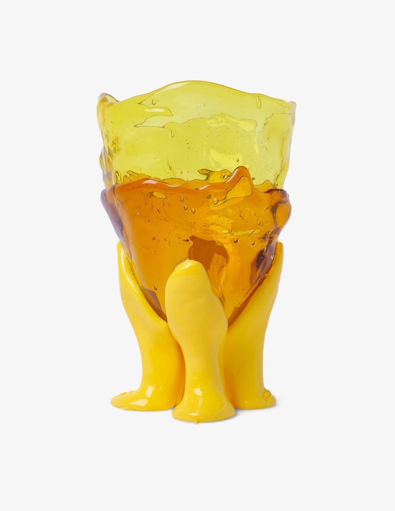 rinascente Fish Design Clear Extracolor Vase