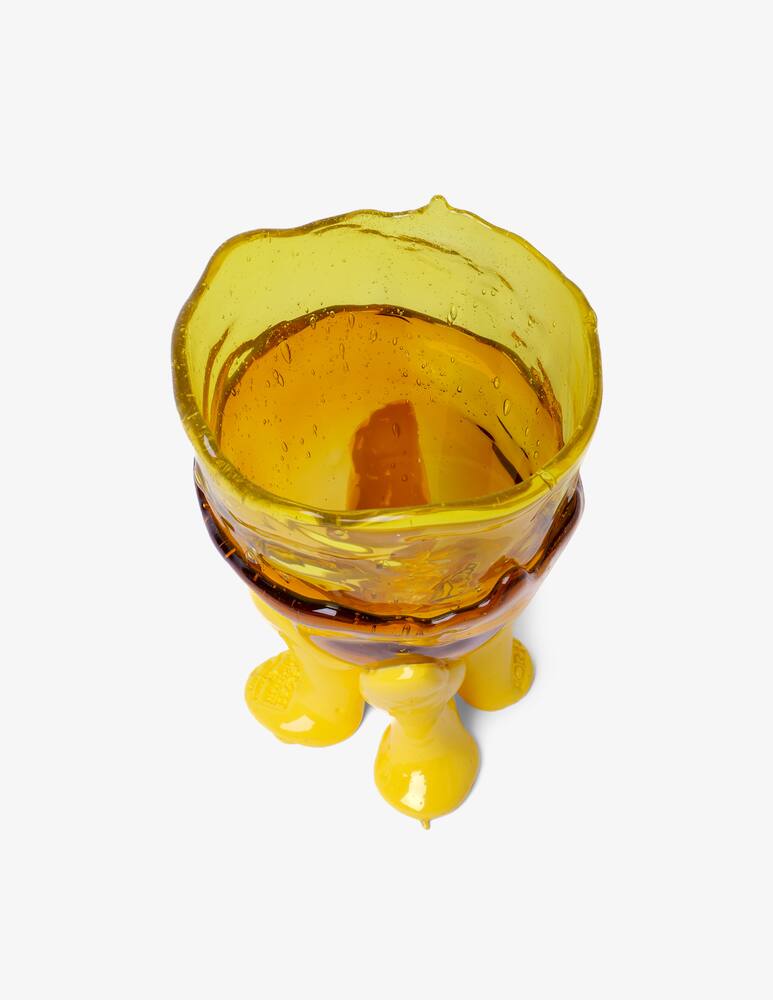 rinascente Fish Design Clear Extracolor Vase