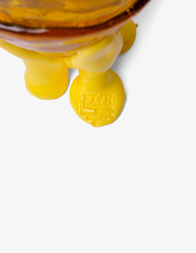 rinascente Fish Design Clear Extracolor Vase