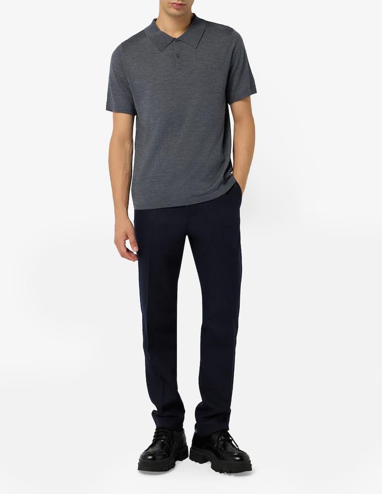 Rinascente Collection Polo merino extra fine - immagine 2 Rinascente Collection Polo merino extra fine - immagine 2