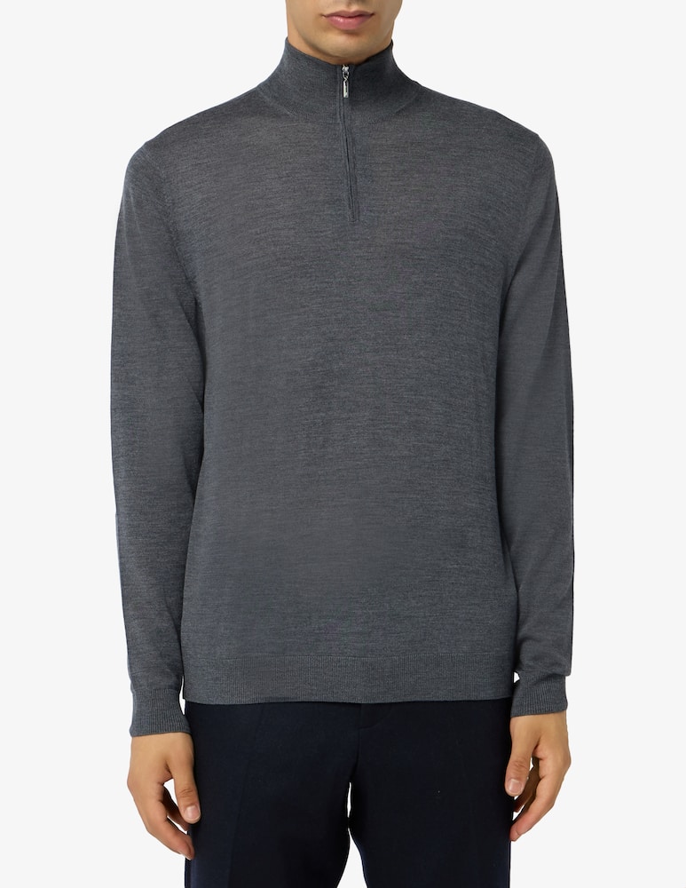 rinascente Rinascente Collection Maglia zip merino extra fine