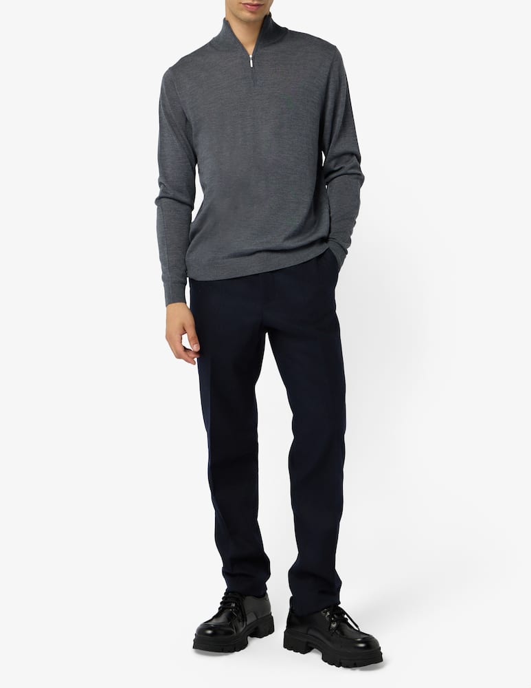 rinascente Rinascente Collection Maglia zip merino extra fine