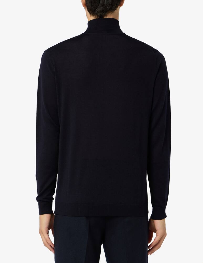 Rinascente Collection Maglia zip merino fine - immagine 3 Rinascente Collection Maglia zip merino fine - immagine 3