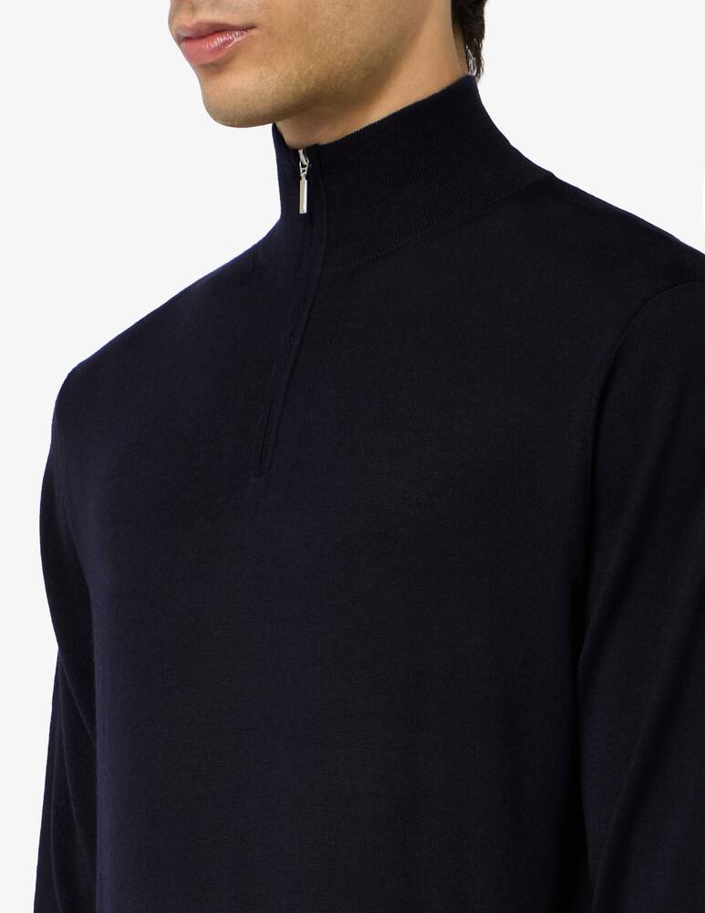 Rinascente Collection Maglia zip merino fine - immagine 4 Rinascente Collection Maglia zip merino fine - immagine 4