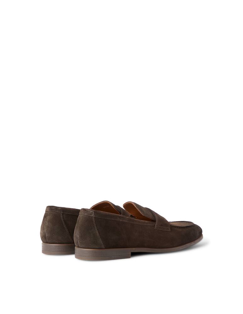rinascente Doucal's Suede penny loafer - brown