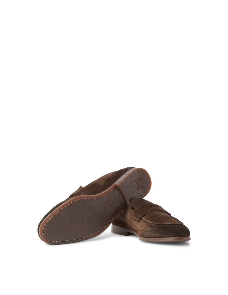rinascente Doucal's Suede penny loafer - brown