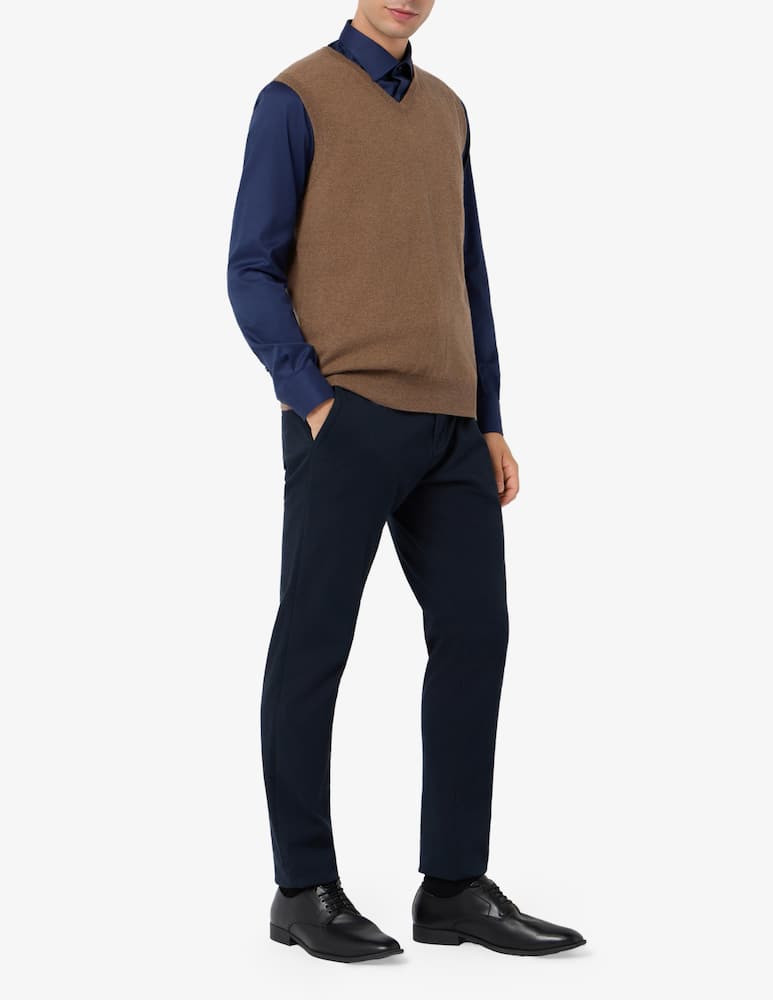 Pure Cashmere V-Neck cashmere gilet - picture 2 Pure Cashmere V-Neck cashmere gilet - picture 2