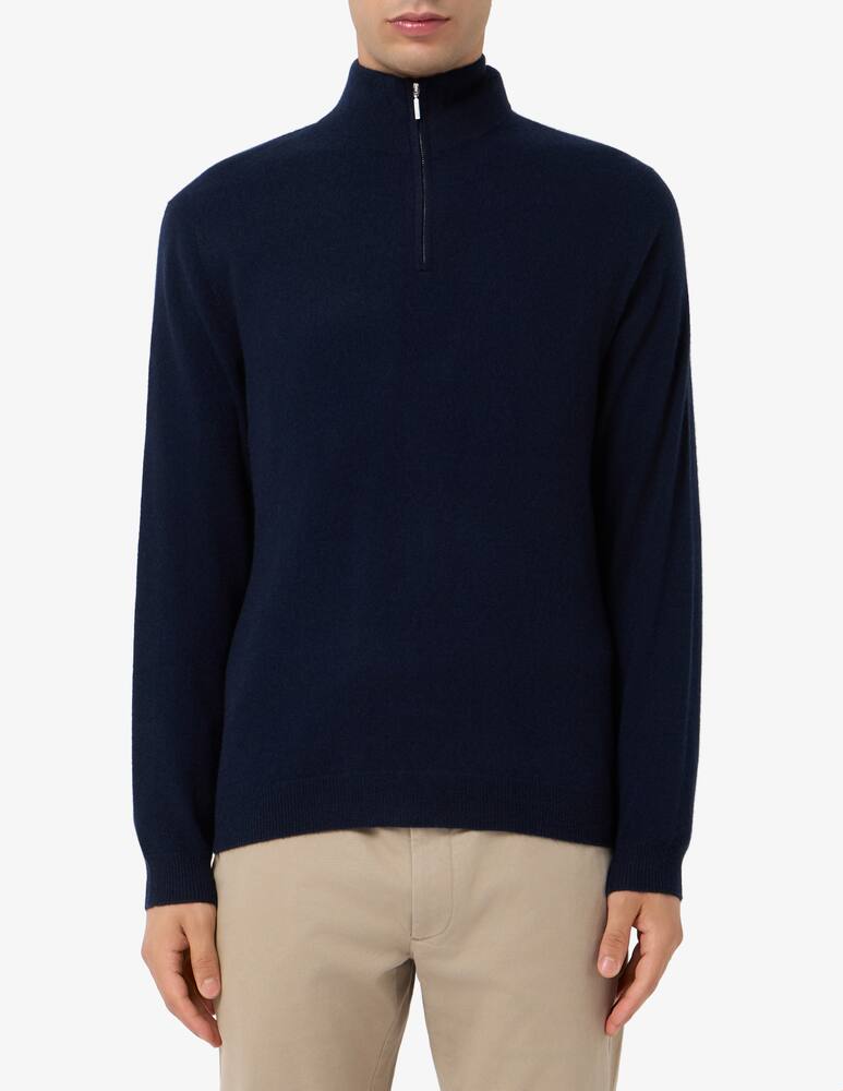 rinascente Pure Cashmere Half-zip cashmere jumper