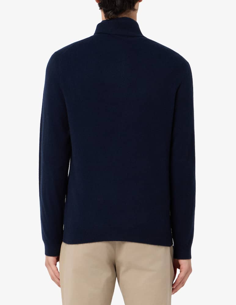 rinascente Pure Cashmere Half-zip cashmere jumper