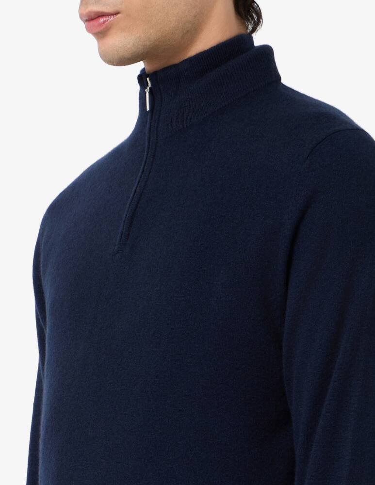 rinascente Pure Cashmere Half-zip cashmere jumper