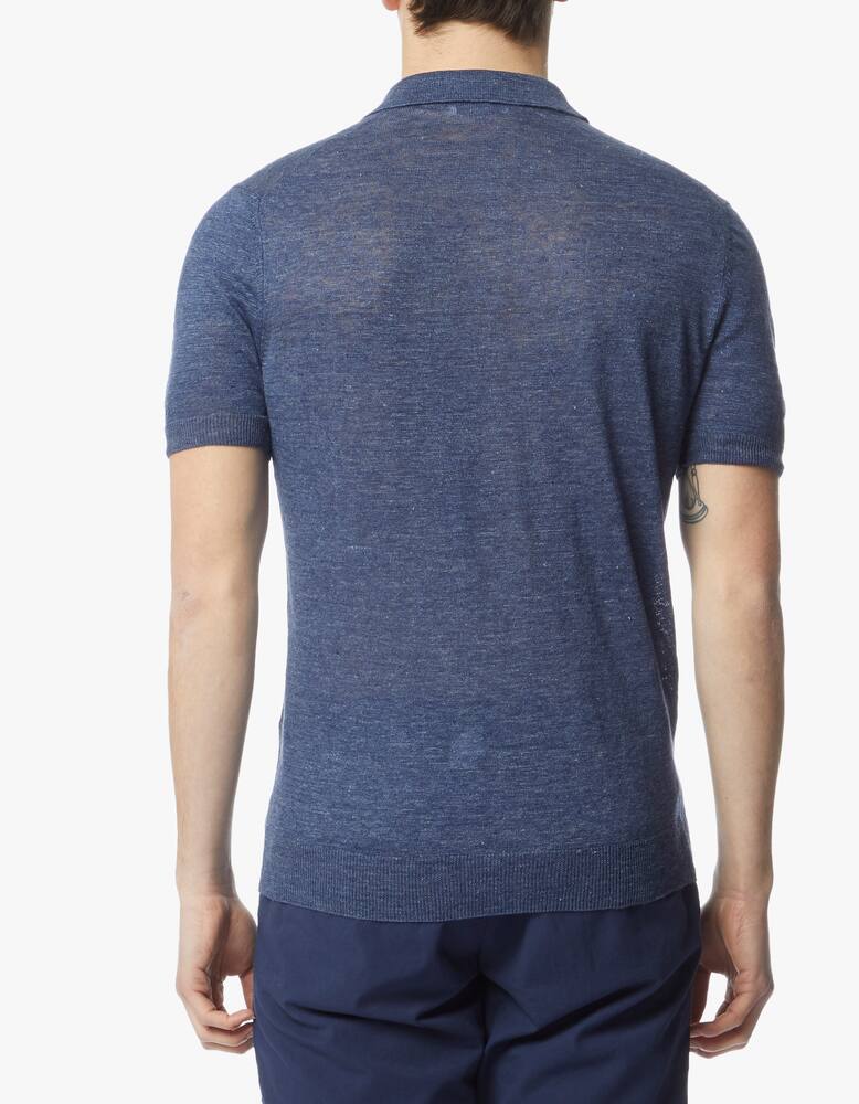 rinascente Gran Sasso Linen polo shirt