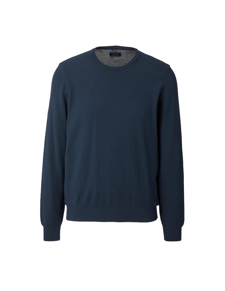 Gran Sasso Roundneck cotton sweater - picture 1 Gran Sasso Roundneck cotton sweater - picture 1