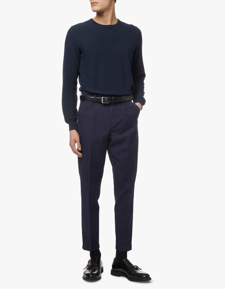 Gran Sasso Roundneck cotton sweater - picture 2 Gran Sasso Roundneck cotton sweater - picture 2