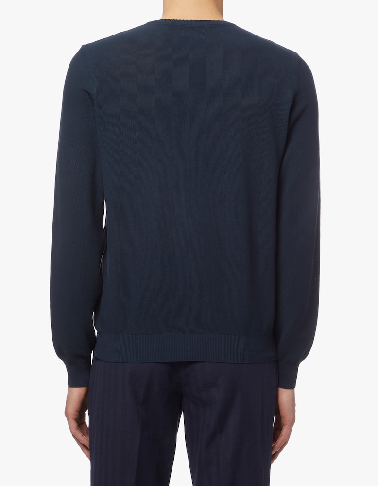 Gran Sasso Roundneck cotton sweater - picture 3 Gran Sasso Roundneck cotton sweater - picture 3