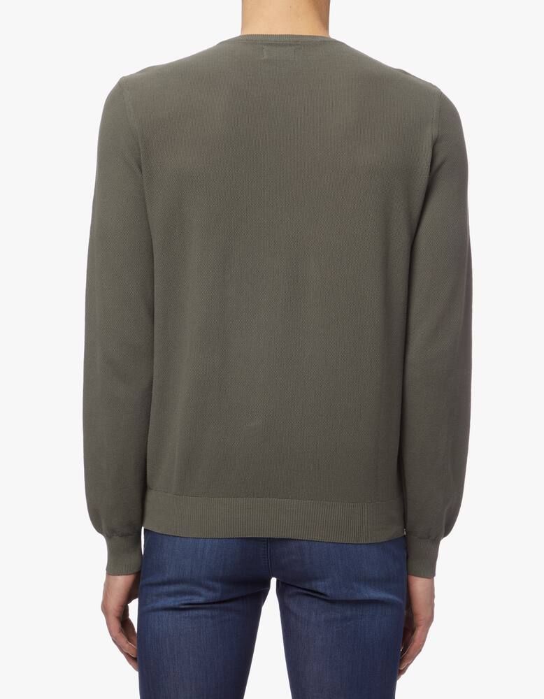 Gran Sasso Roundneck cotton sweater - picture 3 Gran Sasso Roundneck cotton sweater - picture 3