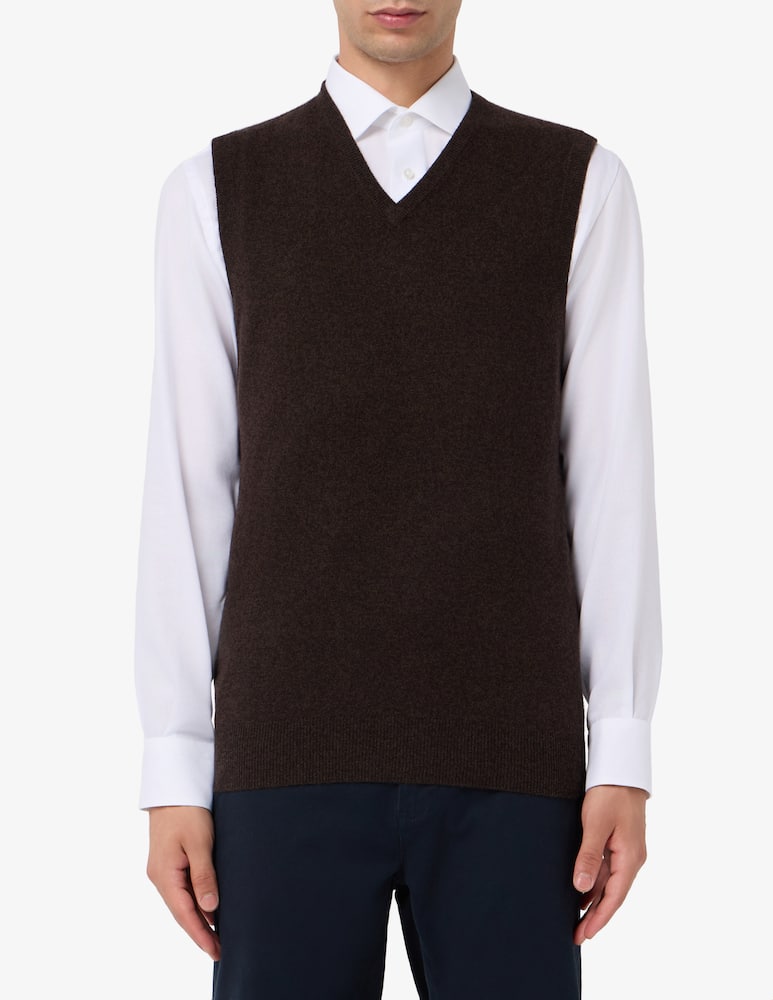 Pure Cashmere Gilet scollo a V in cashmere - immagine 1 Pure Cashmere Gilet scollo a V in cashmere - immagine 1