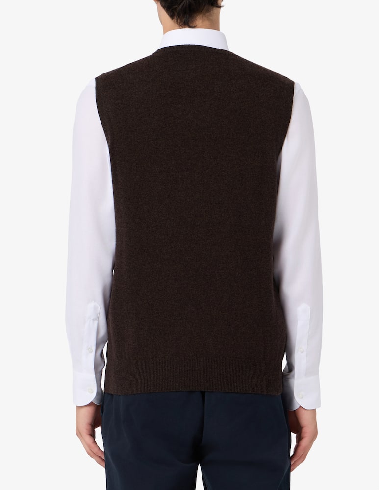 rinascente Pure Cashmere V-neck cashmere gilet