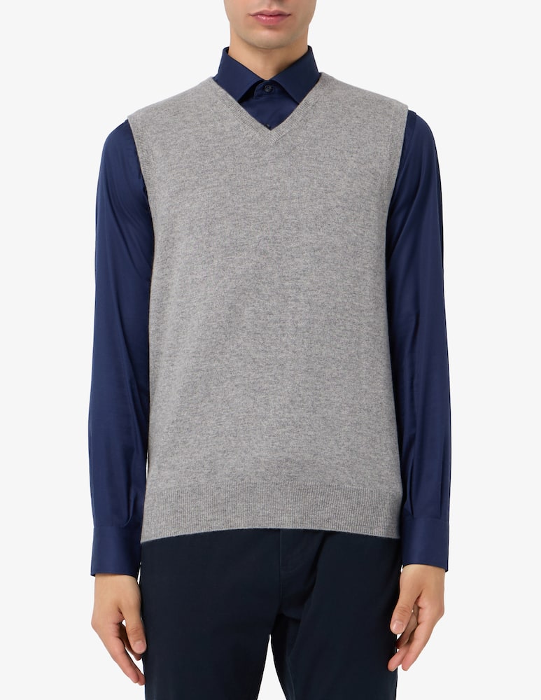 rinascente Pure Cashmere Gilet scollo a V in cachemire