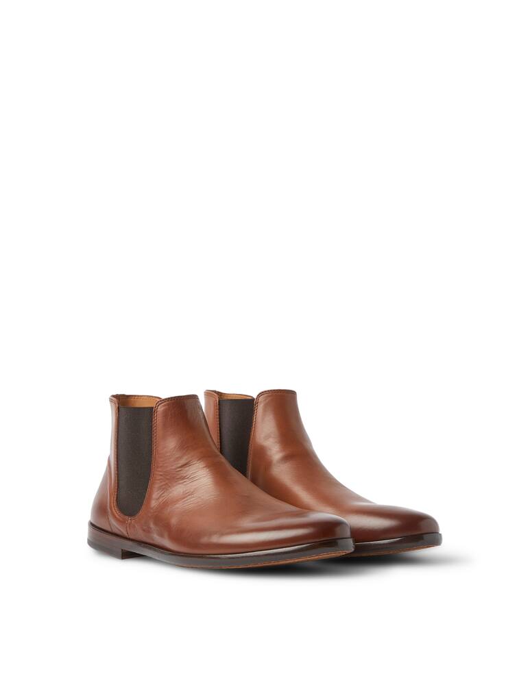 rinascente Doucal's Chelsea leather boots - brown