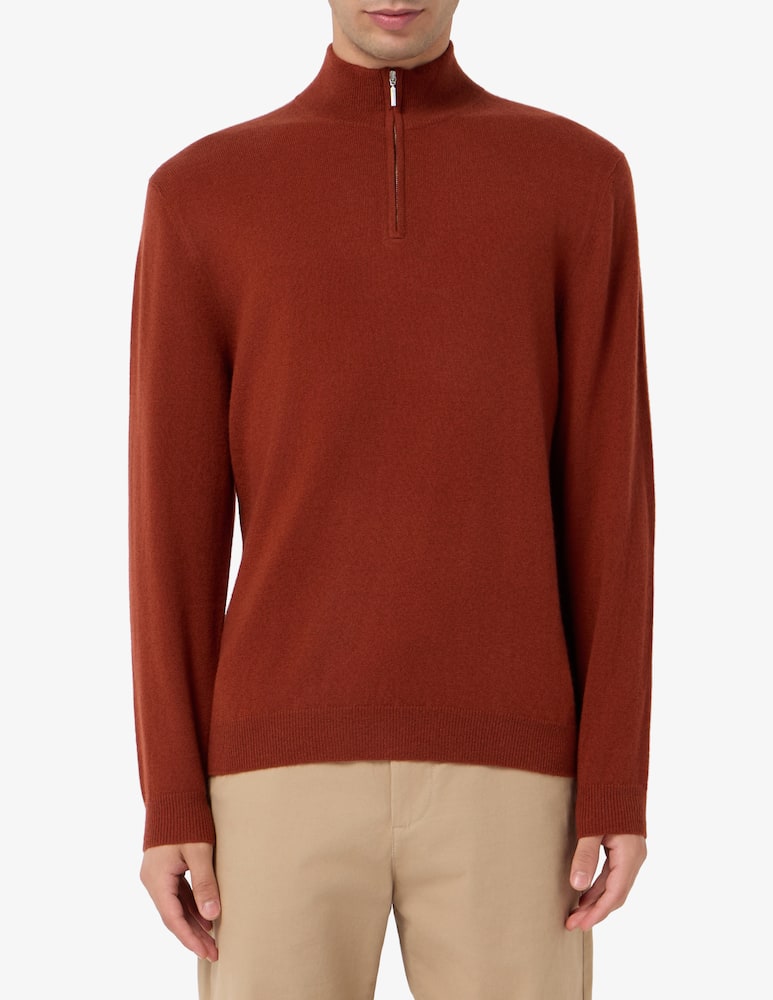 rinascente Pure Cashmere Zip cashmere jumper