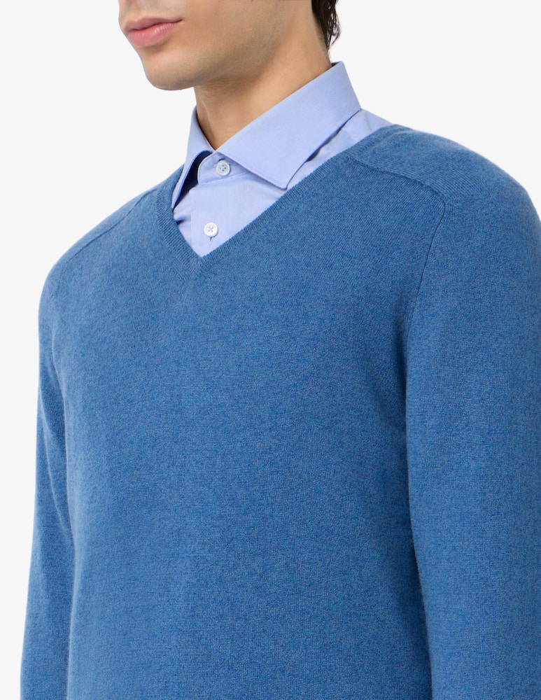 Pure Cashmere V-neck cashmere jumper - picture 4 Pure Cashmere V-neck cashmere jumper - picture 4